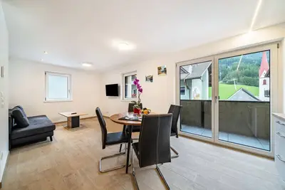 Image de Appartement de vacances \"Lamm 1\" avec vue sur les montagnes, balcon et Wi-Fi