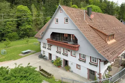 Image de Appartement 'Ferienwohnung Im Hof 120qm' avec vue sur la montagne, terrasse partagée et Wi-Fi