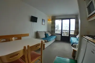 Image de Studio 4 pers. centre station, proche commodités, balcon, Wifi, casier à ski
