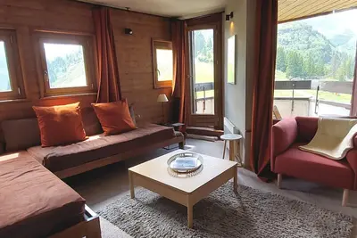 Image de Superbe 3 pièces à Avoriaz, pied des pistes, 6 pers, cheminée, Wifi