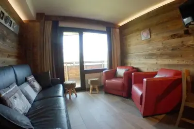 Charmant 2p Cabine pour 6 avec Wifi à Avoriaz, skis aux pieds