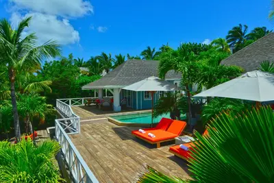 Image de la Case Créole - Located in  Tropical Saint Jean with Private Pool