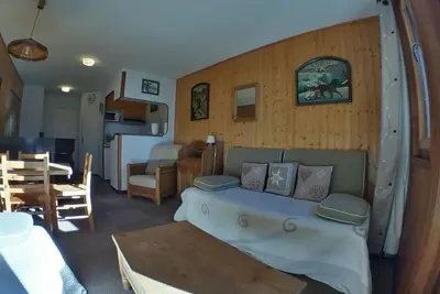 Image de Superbe duplex 6 personnes avec accès direct aux pistes, proche Village des Enfants