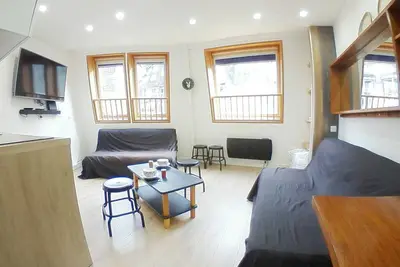 Image de Charmant studio rénové, 3/4 pers, au cœur de Morzine, skis aux pieds, proche Village des Enfants