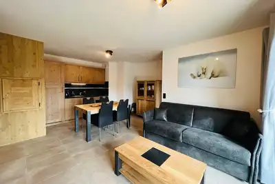 Image de Les Saisies : Appart. 6 pers, 2 ch, 2 sdb, parking, wifi