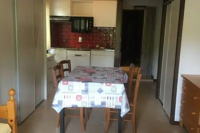 Image de Appartement chaleureux, 1 chambre, centre Les Gets, proche pistes et commodités, balcon ensoleillé