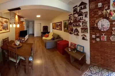 Image de Apartamento no Centro da Cidade com Piscina, Sauna, Ar-condicionado e Jacuzzi