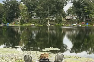 Reflections of Tranquility- Lakefront Splendor