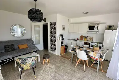 Image de Charmant 2 pièces, balcon, proche centre-ville Cabourg, 4 pers, parking sécurisé