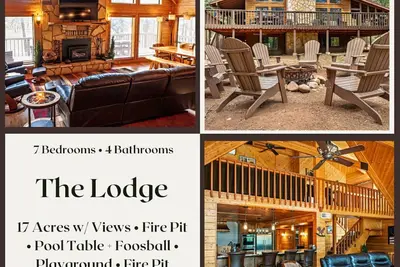 Image de The Lodge-Large Cabin, 17 Acres | Playground | Forest Access