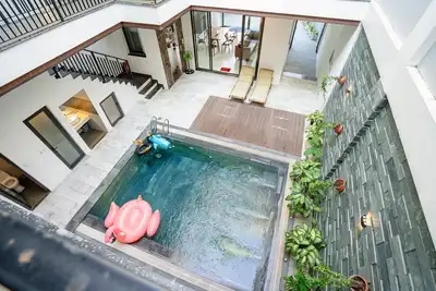 Chỉ cần 300m là ra tới bãi biển đẹp nhất Đà Nẵng\nCạnh khu phố đi bộ An Thượng