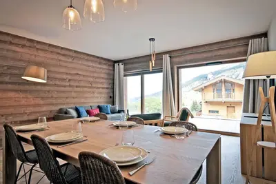 Image de Spacieux appartement avec terrasse Ă 2 min des pistes, parking couvert et conciergerie
