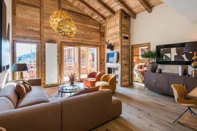 Image de Appartement de Luxe Neuf avec Terrasse au Cœur des Gets, Proche des Pistes et Commerces