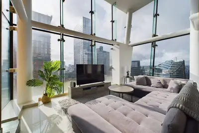 Image de Amazing Views Across Manchester 3br Duplex w/ Parking