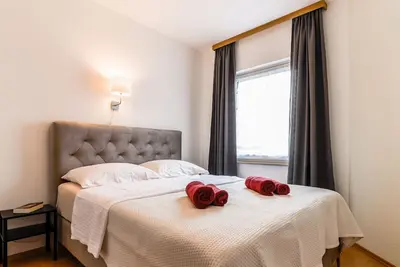 A cozy apartment, 1 km from the beach in a quiet neighborhood
