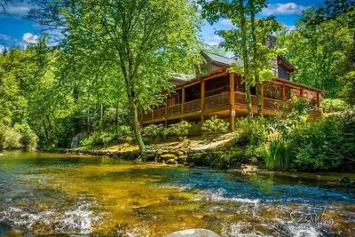 Image de Big Snowbird Creek Escape: Luxe Smoky Mountain Fishing Cabin
