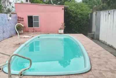 Image de House with pool and Wi-Fi in Caraguatatuba for up to 8 people.