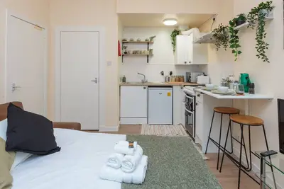 Image de Appartement-Appartement-Salle de bain privée séparée-Vue ville