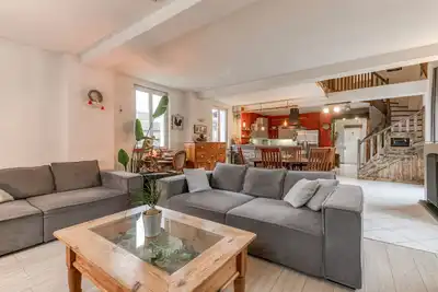 Image de Maison de vacances \"Jacuzzi-Sauna Station 7 Laux\" avec terrasse privée, jardin partagé et Wi-Fi