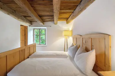Image de Appartement de vacances 'Ansitz Baumannhof Mitte' avec vue sur la montagne, jardin commun et Wi-Fi