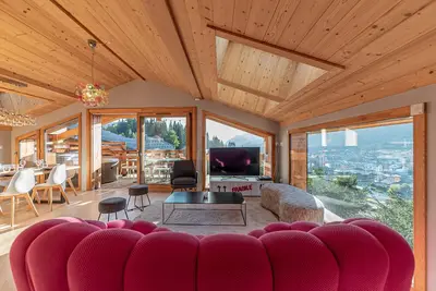 Image de Chalet Octopussy - Les Gets : jacuzzi, sauna, superbe vue