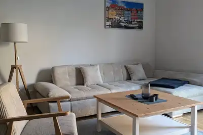 Image de Moderne Maisonette Ferienwohnung im Skandinavischen Stil