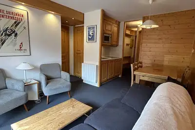 Image de Appartement Méribel avec balcon, ascenseur et casier à skis