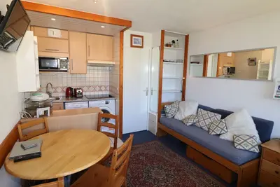 Image de Studio Tignes Le Lavachet, 4 pers, accès pistes & commerces, balcon, wifi, lave-vaisselle