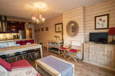 Image de Appartement cosy avec balcon, Châtel - 6 pers. , proche télésiège et centre, garage inclus