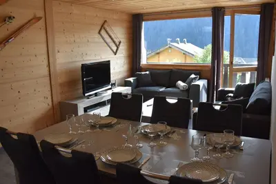 Image de Appartement 4 pièces 70m² - Châtel, 6 pers, balcon sud/ouest, proche remontées mécaniques
