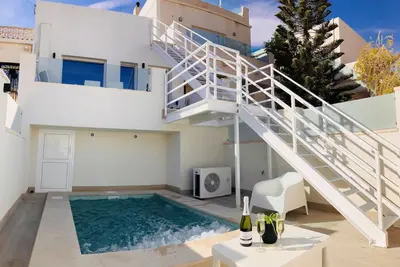 Image de Casa Bohemios Verde : Modern House - Hydromassage Pool at the Costa Blanca