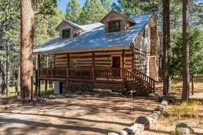 Image de Unique, dog-friendly cabin on the golf course with a fireplace & game room