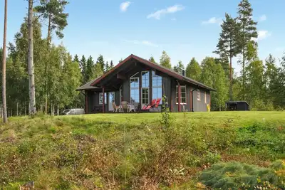 Image de Belle maison à Gunnarskog avec vue sur.
