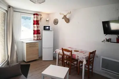 Image de 1er étage, vue montagne, balcon, télévision, 25m², Les Orres