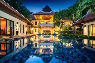1350㎡ Gated Private Royal Pool Beach Villa 4 bdrs\n