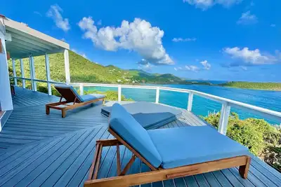 Altamira - Big Blue Caribbean Ocean Views with Private Pool and Hot Tub