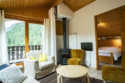 Image de Appartement Châtel 4 pièces, 6 pers. avec balcon, garage, wifi