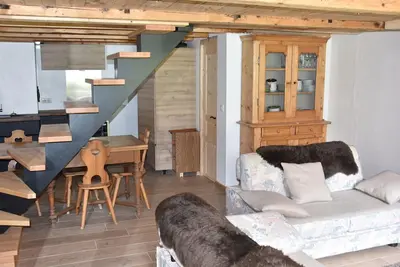 Image de Charmant chalet mitoyen, 3 pièces, jardinet, proche centre, calme et ensoleillé à Pralognan-la-Vanoise.
