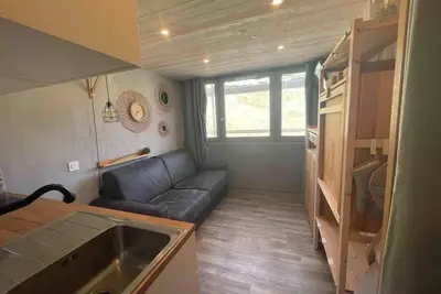 Image de 10m du centre station, 11er étage, télévision, casier à ski, 12m², Tignes
