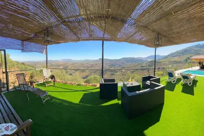 Image de Maison de vacances 'Miralvalle' avec vue sur la montagne, Wi-Fi et climatisation