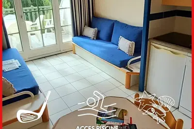 Image de Appartement 4 personnes, vue golf et nature, accès parc aquatique gratuit