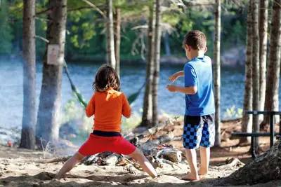 Image de Bear Mountain Lodge. 560 Wooded Acres on Howard Lake with Private Beach