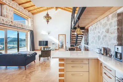 A magnificent holiday home with a magnificent view over Kalkan