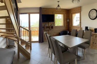 Image de Appartement 4 pièces avec terrasses et garage à Les Saisies - 6 pers, 2 Sdb, Wifi