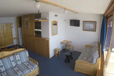 Image de Appartement 3 pièces proche pistes avec terrasse, Wifi et parking
