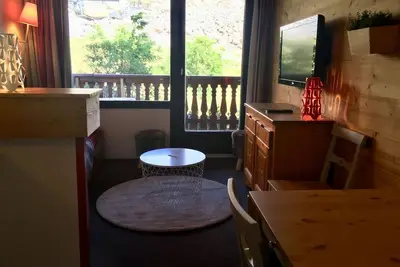 Image de T2-6pers-34m2-quartier Bergers-pied des pistes