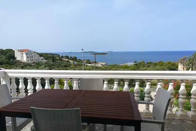 Appartement de vacances Rubi 3, un bel appartement avec une vue enchanteresse sur la mer