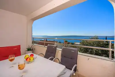 Image de Appartement de vacances pour 4 personnes env. 34 qmà Dramalj, Baie de Kvarner (Crikvenica et environs)