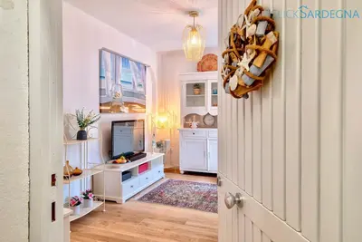 Image de Penthouse confortable dans la vieille ville d'Alghero avec terrasse vue mer