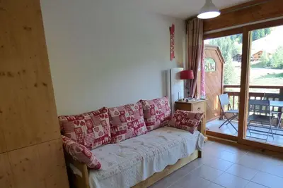 Image de Joli T2 pour 6 pers, balcon sud, face aux pistes, proche commerces, Le Grand-Bornand
